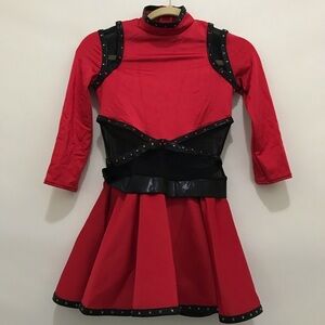 Weissman Red Kids Costume Dance Dress Girl Size L